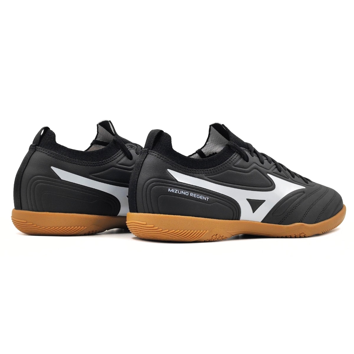 Chuteira Mizuno MZ Regent Futsal - Preto/Branco