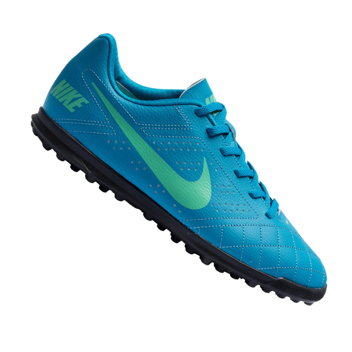 Chuteira da nike sale azul e laranja