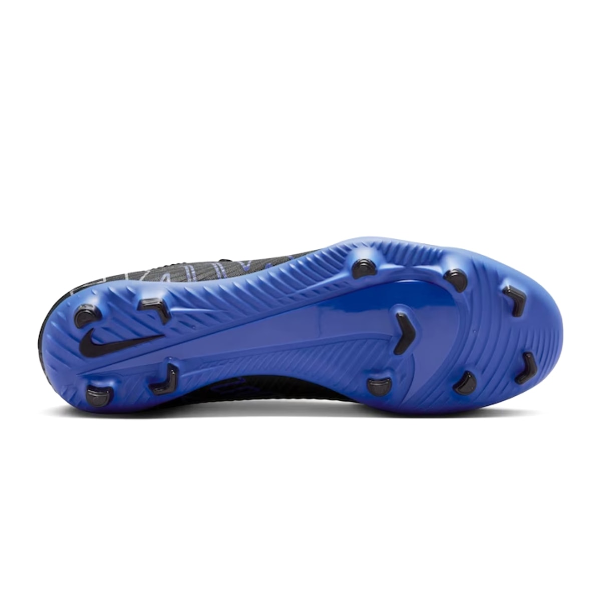 Chuteira Nike Mercurial Superfly 9 Club Campo Unissex - Preto/Roxo