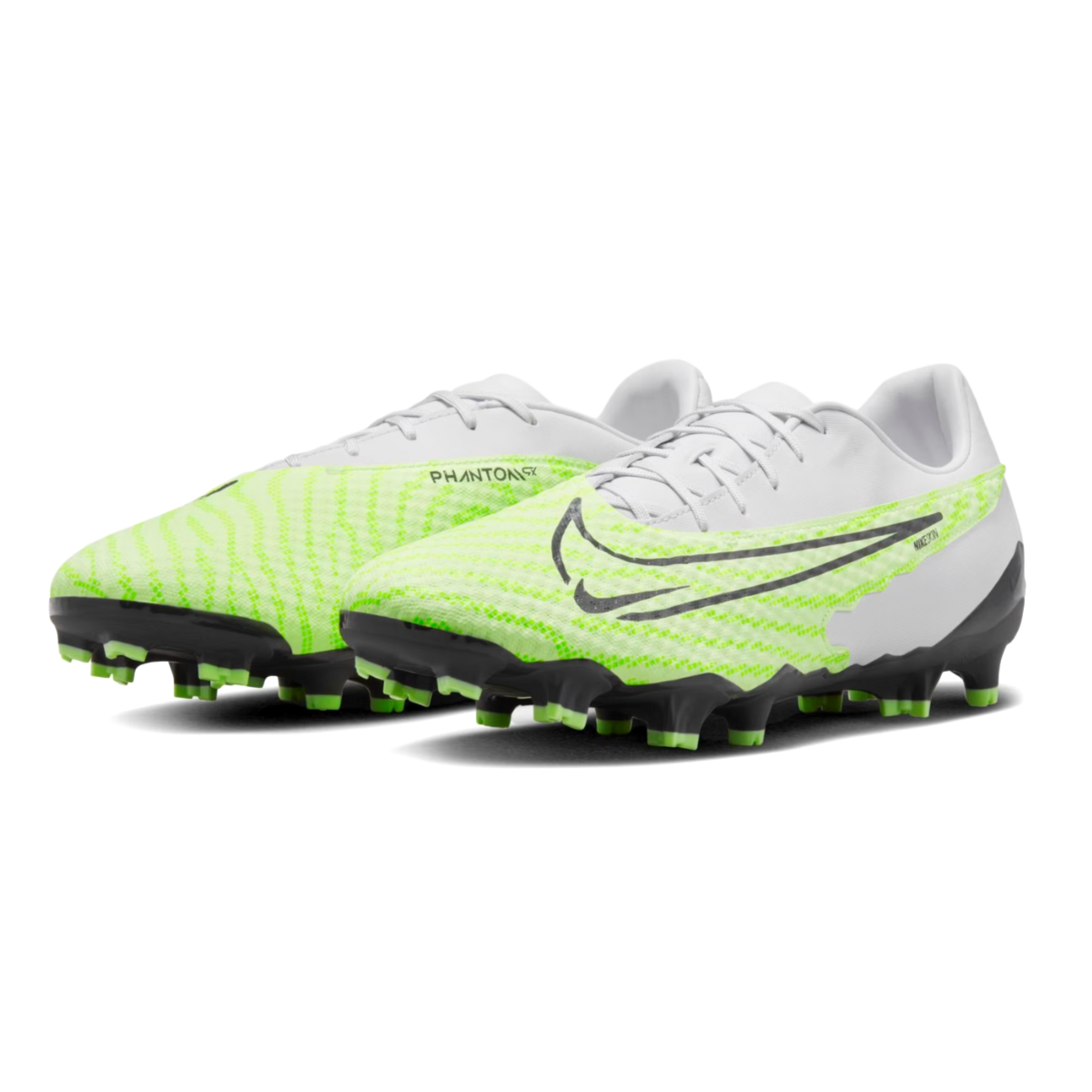 Chuteira Nike Phantom GX Academy Campo Unissex - Branco/Verde