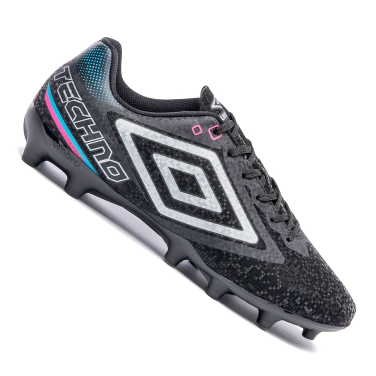 Chuteira Umbro Techno Ii Campo - Preto/Cinza
