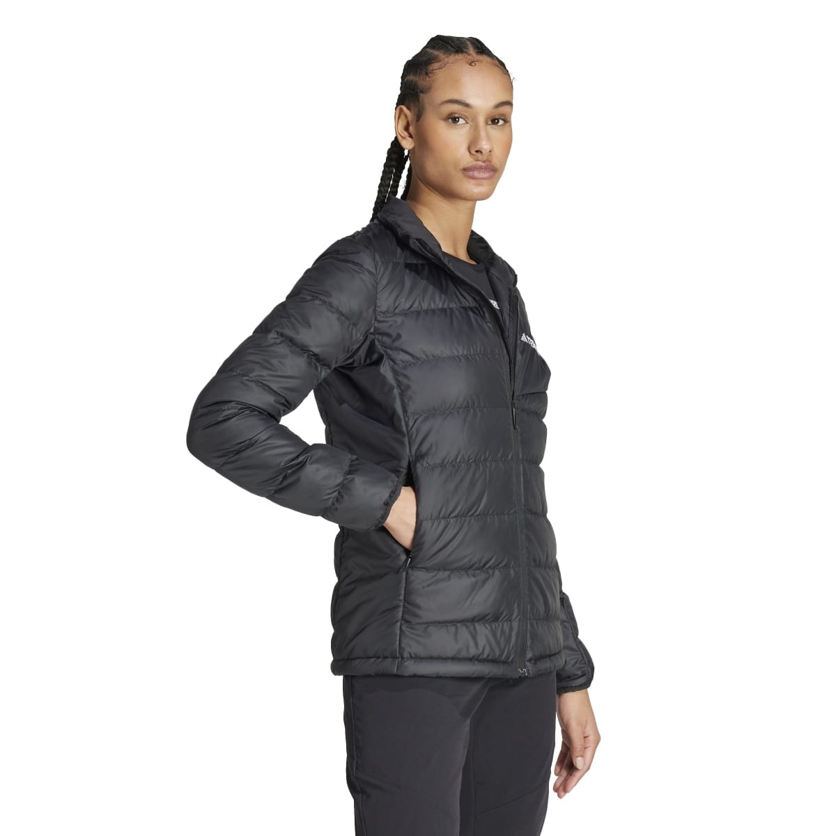 Jaqueta Adidas Pluma Terrex Multi Light Feminino - Preto