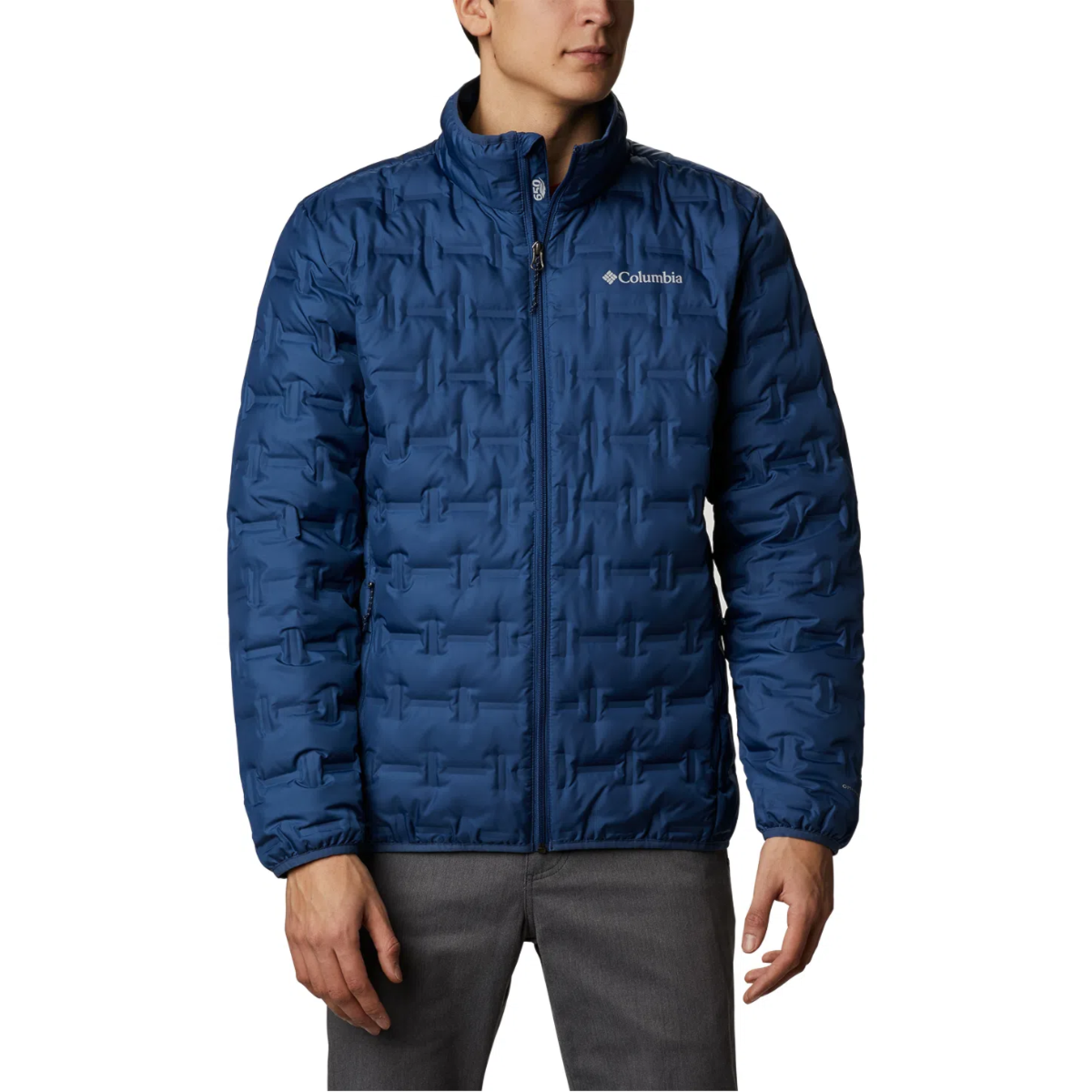 BN5229●Colombia Blueridge Mountains 30 Jaqueta Columbia Delta Ridge™ Down Masculina - Azul