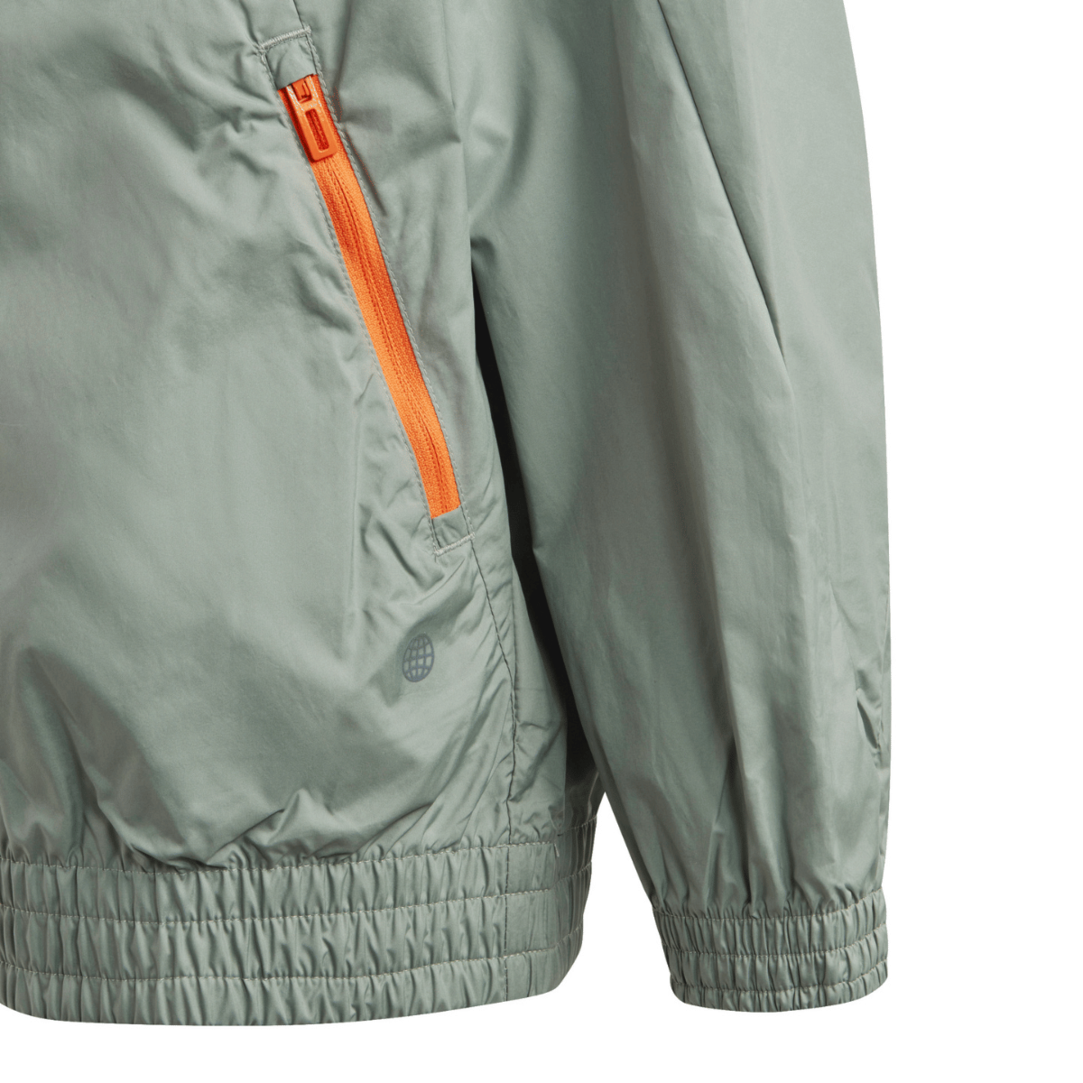 Jaqueta Corta-Verto Adidas City Escape Infatil - Verde/Laranja