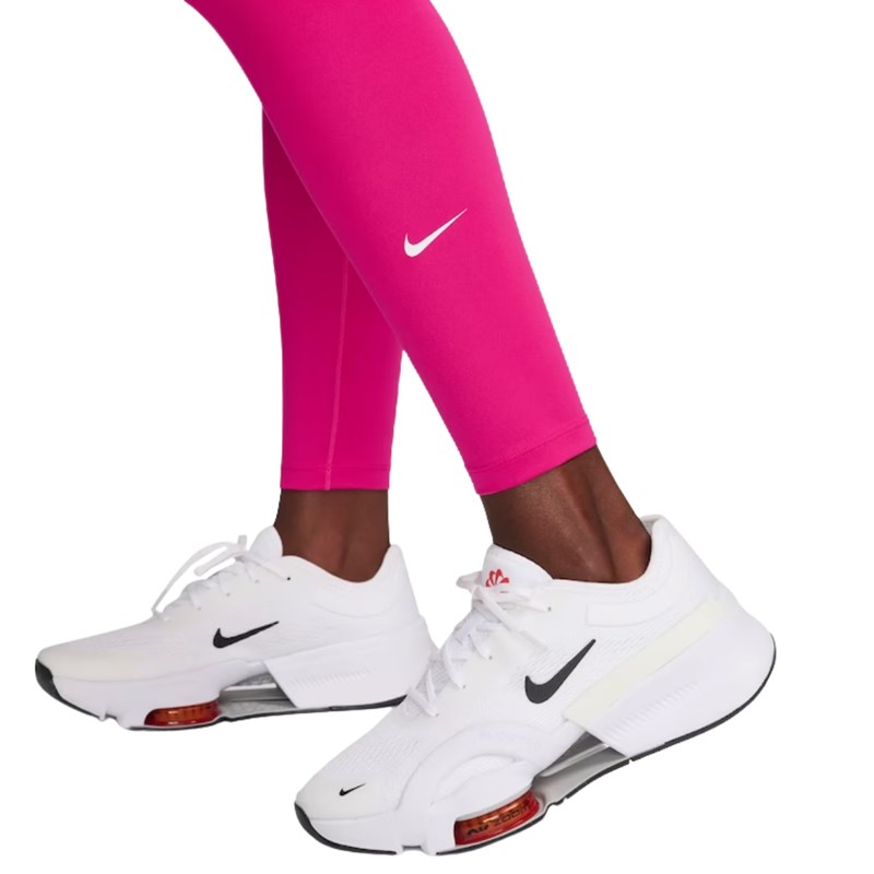 Legging Nike Dri-FIT One Feminina - Rosa/Branco