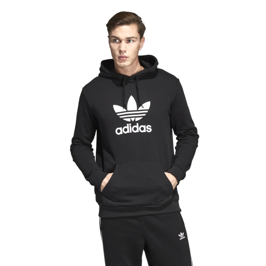 Moletom adidas best sale cinza masculino