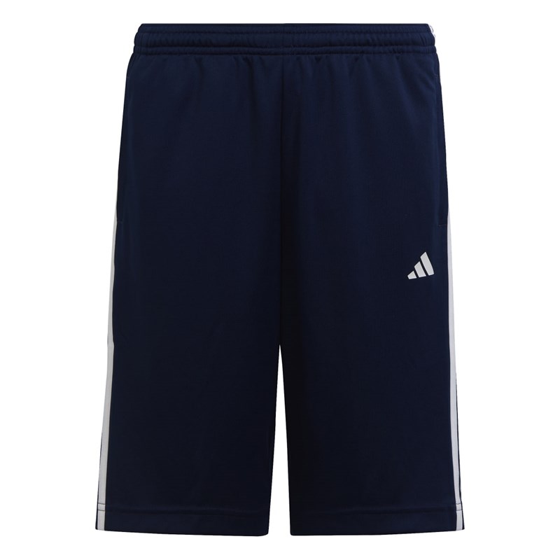 Shorts Adidas Train Essential Aeroready 3-Stripes Infantil - Marinho