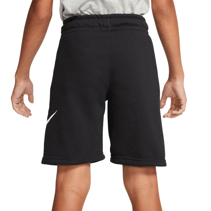Shorts Nike Sportswear Club Fleece Infantil - Preto/Branco