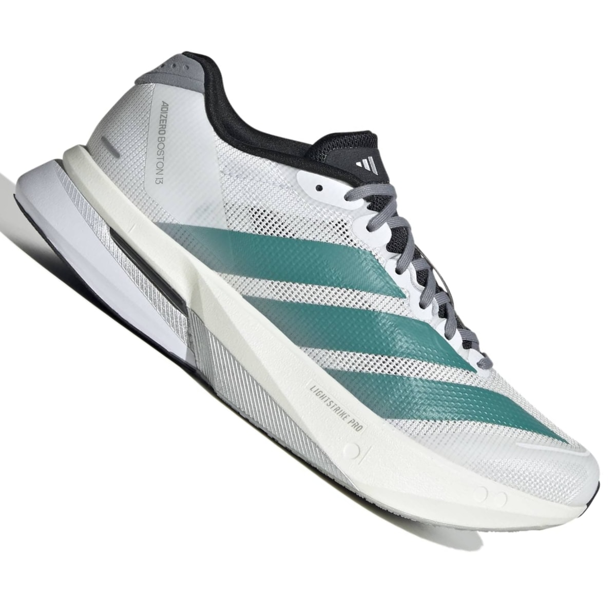 Tênis Adidas Adizero Boston 13 Feminino - Branco/Verde