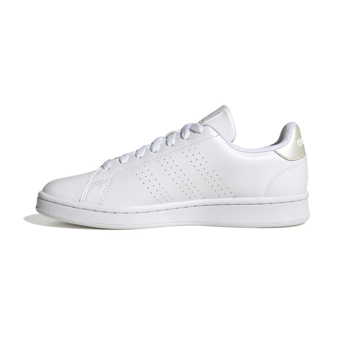 T nis Adidas Advantage Base Feminino Branco Bege