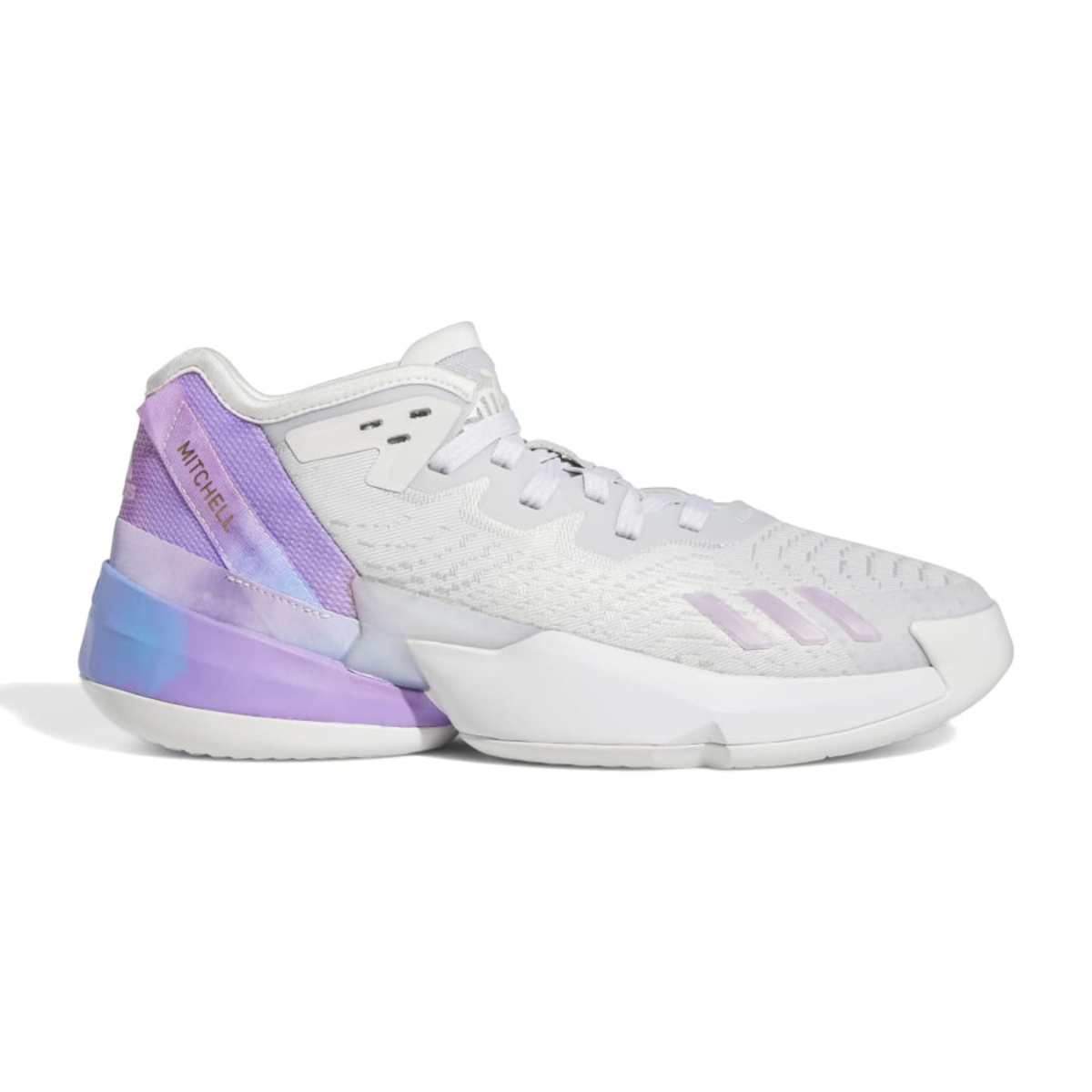 adidas D.O.N issue4 即購入可能 Tênis Adidas D.O.N Issue #4 Masculino - Cinza/Lilás