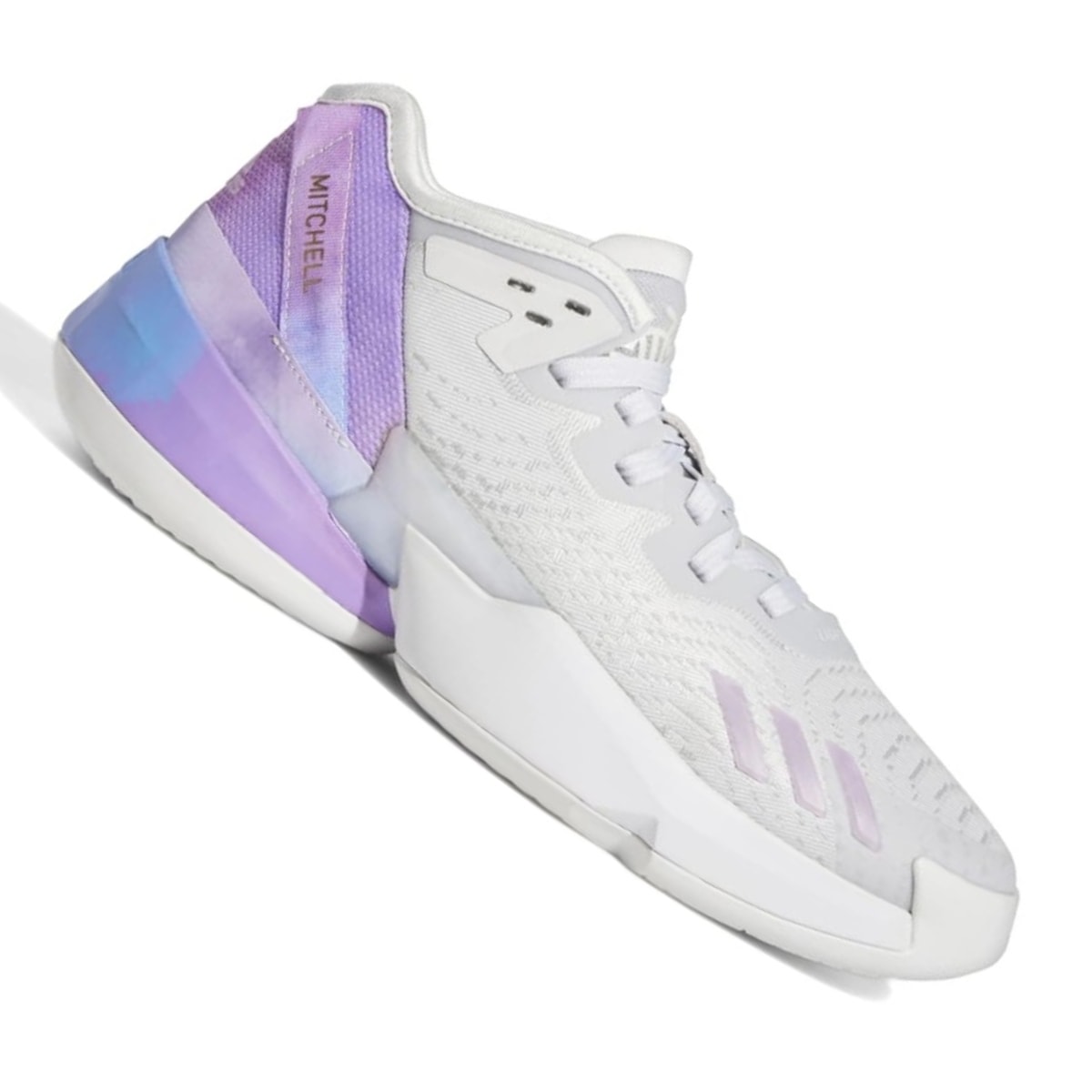 adidas D.O.N issue4 即購入可能 Tênis Adidas D.O.N Issue #4 Masculino - Cinza/Lilás