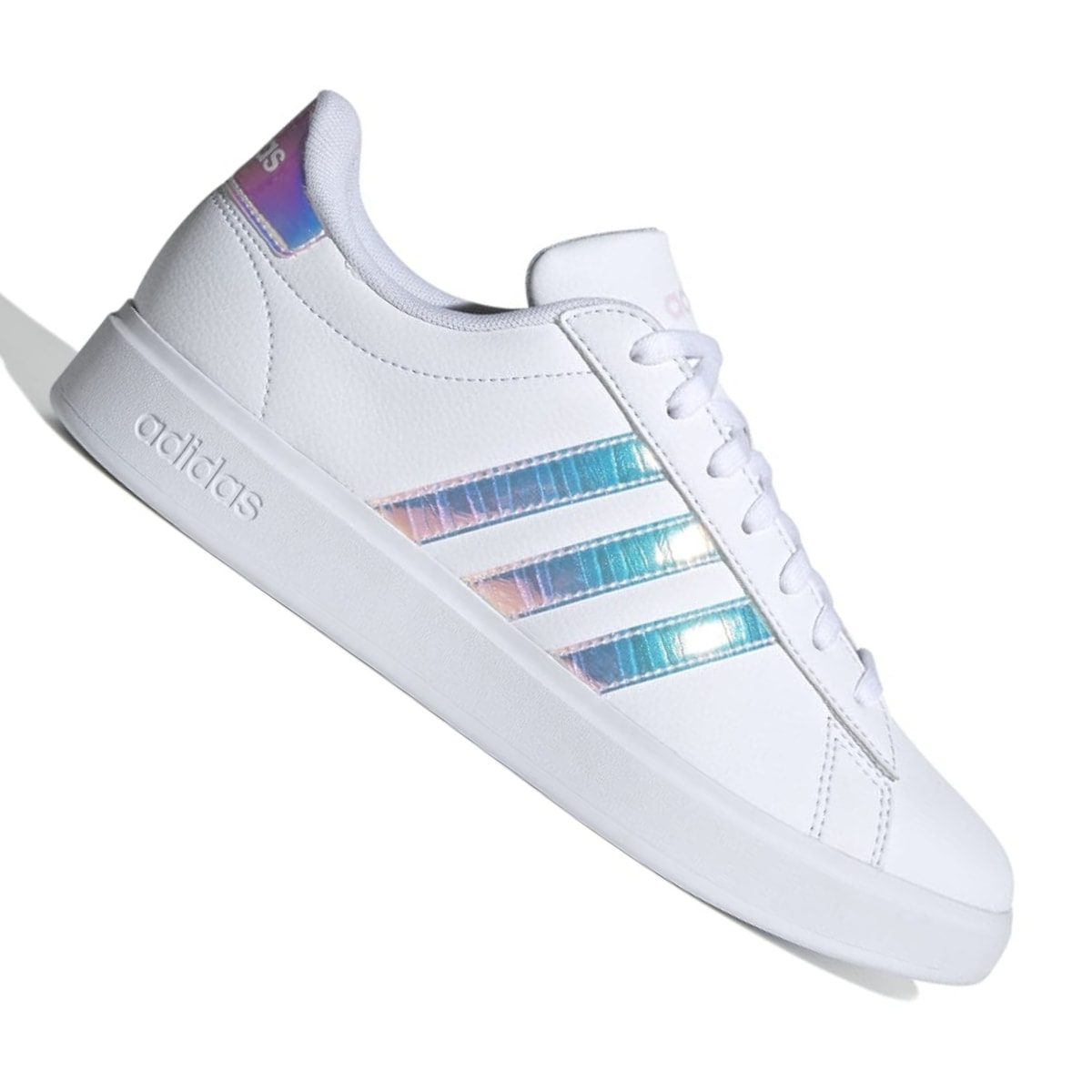 Tênis Branco Tenis Adidas Feminino Azul Tênis Adidas Grand Court