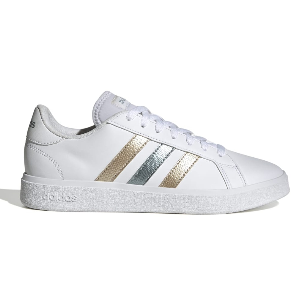 Tenis Adidas Grand Court 2.0 Feminino Branco Verde Agua