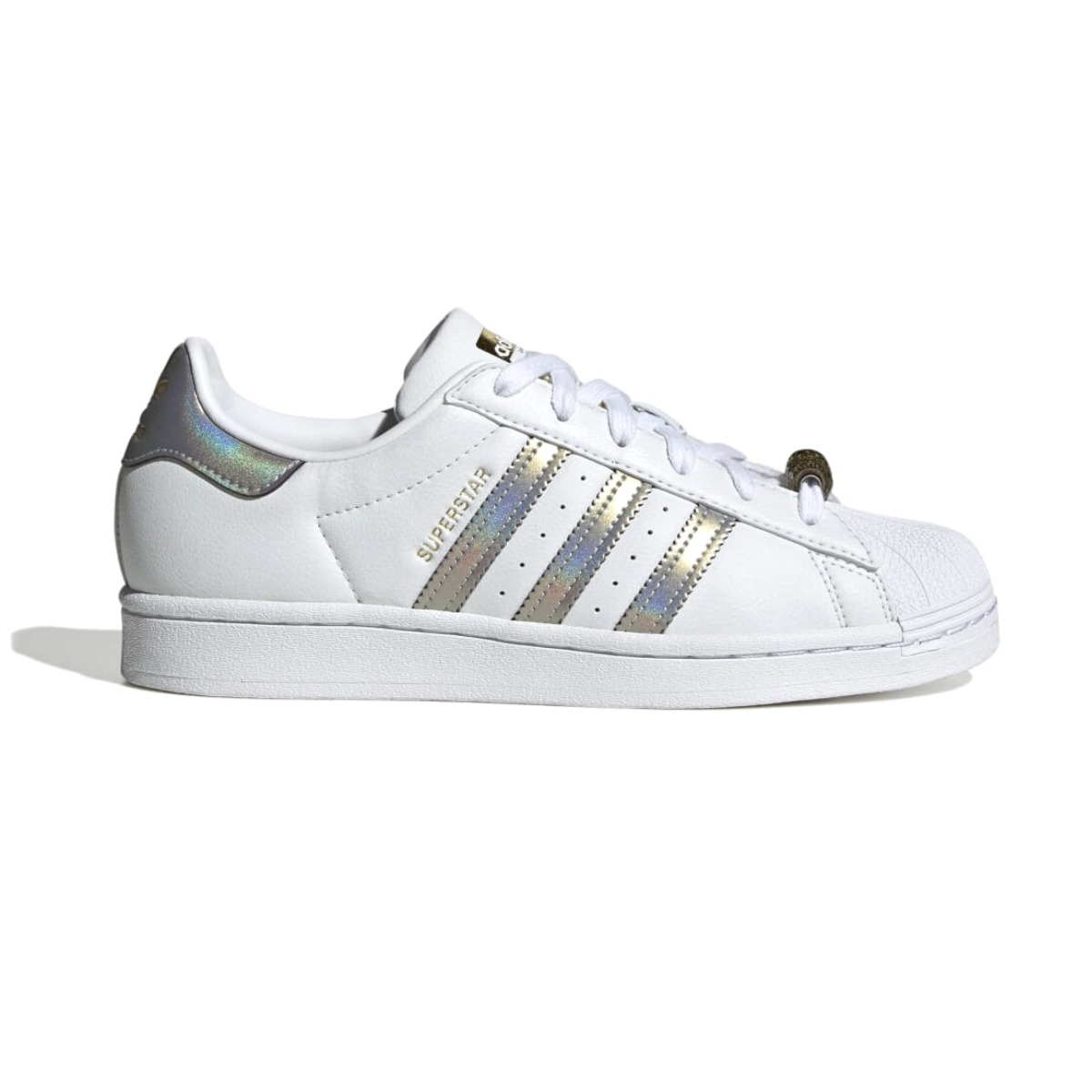 Tênis adidas superstar metallic cheap feminino