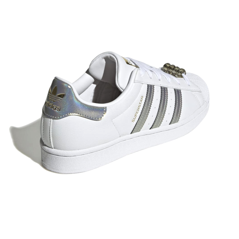 Tênis Adidas Superstar Feminino - Branco/Prata