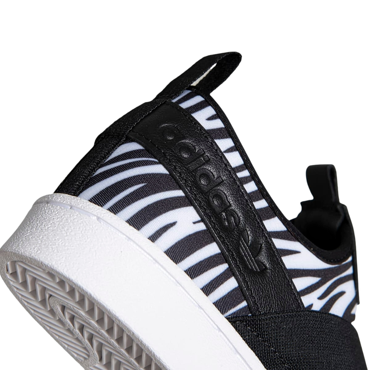 T nis Adidas Superstar Slip On Feminino Preto Branco