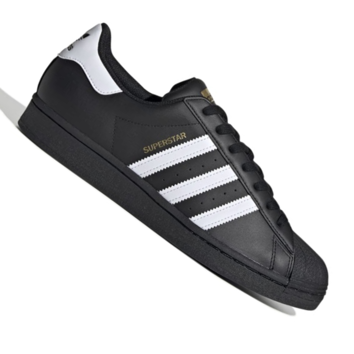 Adidas superstar masculino sales preto e branco