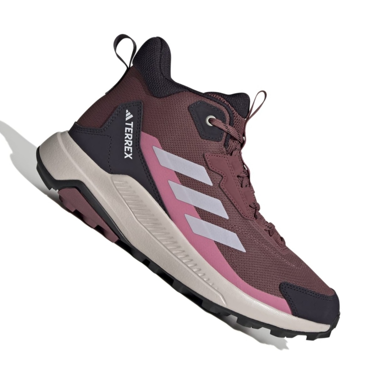 Tênis Adidas Terrex Anylander Mid Hiking Feminino - Vinho/Rosa