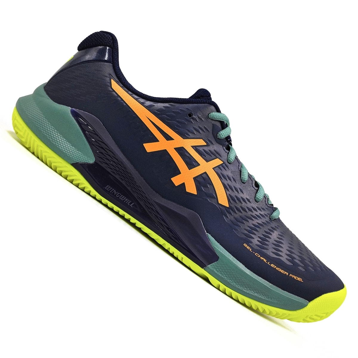 Tênis Asics Gel-Challenger 14 Padel Masculino - Marinho/Laranja