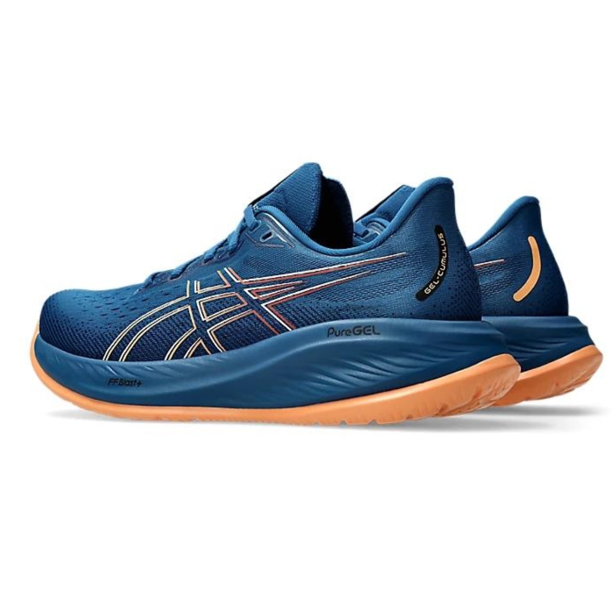 asics ELIMINATE 26 ネイビー/オレンジ/イエロー　26.5 Tênis Asics Gel-Cumulus 26 Masculino - Marinho/Laranja