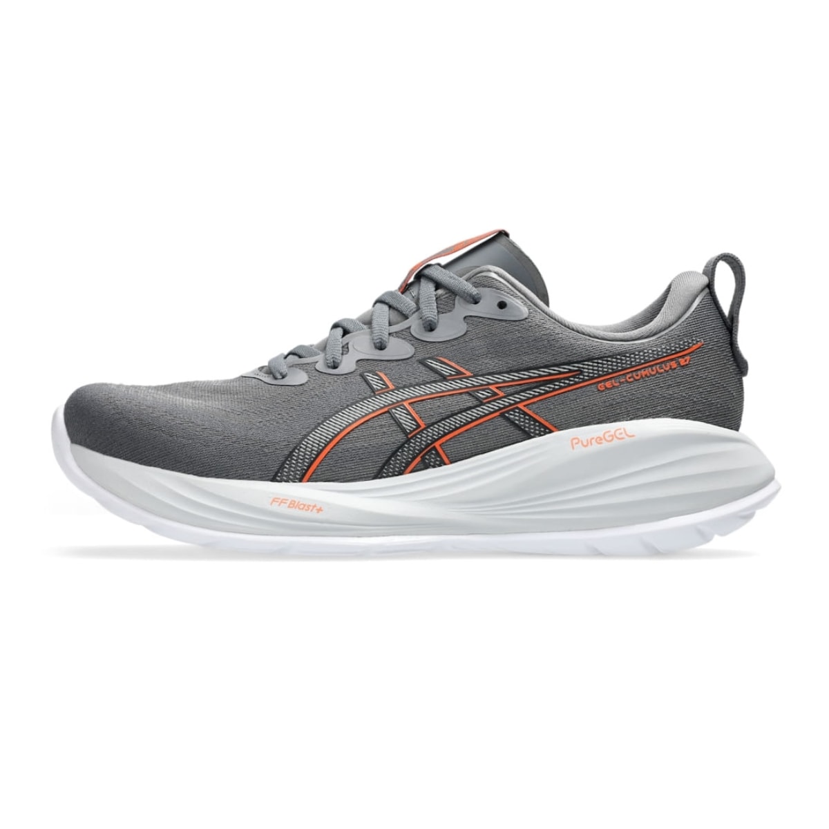 Tênis Asics Gel-Cumulus 27 Masculino - Cinza/Laranja