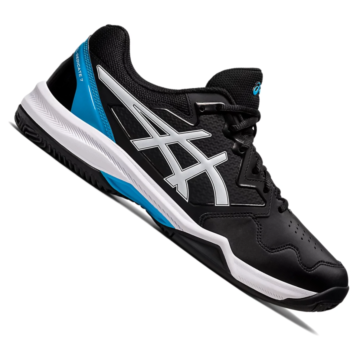 Asics preto e outlet azul