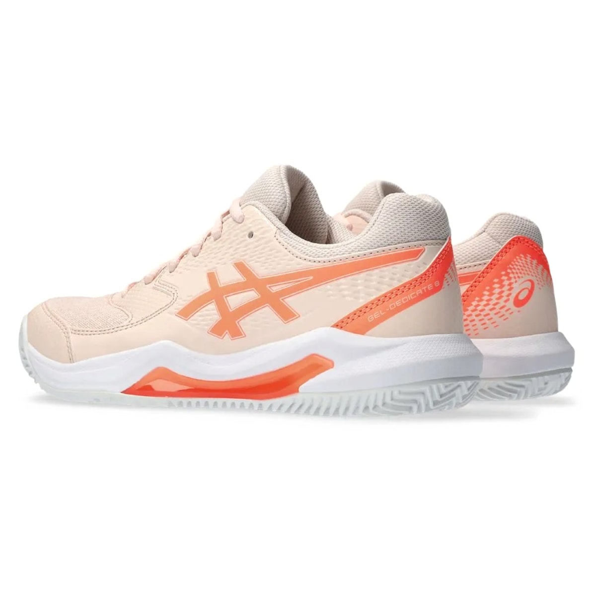 Tênis Asics Gel-Dedicate 8 Clay Feminino - Rosa/Laranja