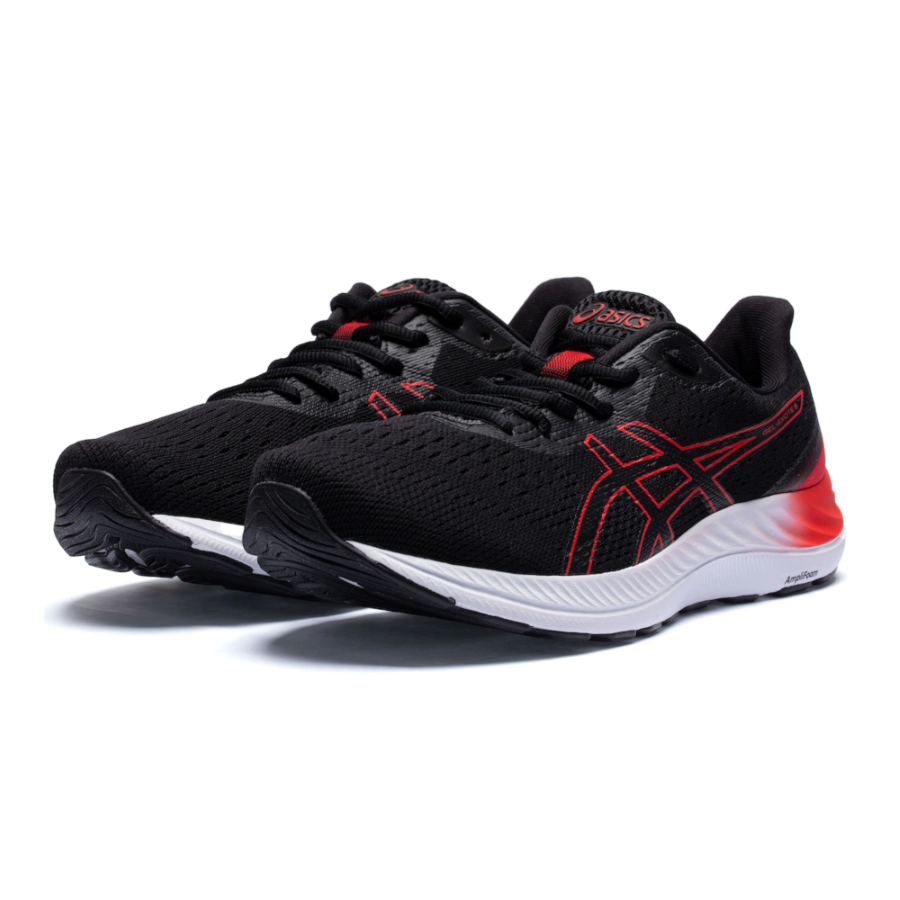 Tenis asics store vermelho e preto