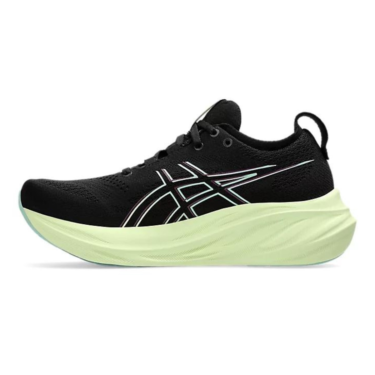 Tênis Asics Gel-Nimbus 26 Feminino - Preto/Verde Claro