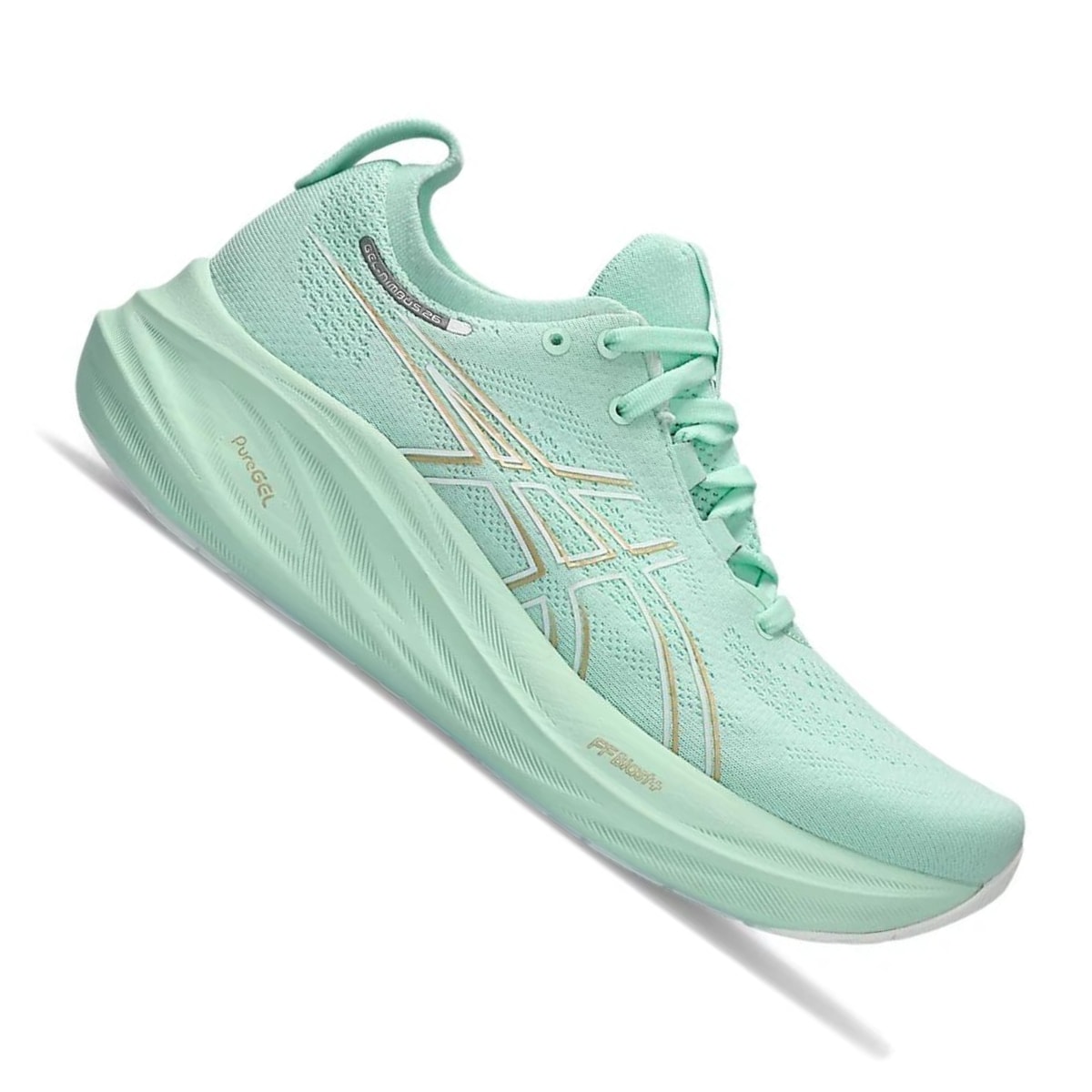Tênis Asics Gel-Nimbus 26 Feminino - Verde/Branco