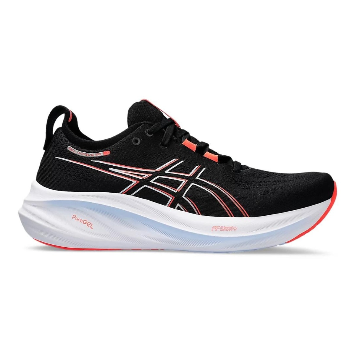 Tênis Asics Gel-Nimbus 26 Masculino - Preto/Laranja