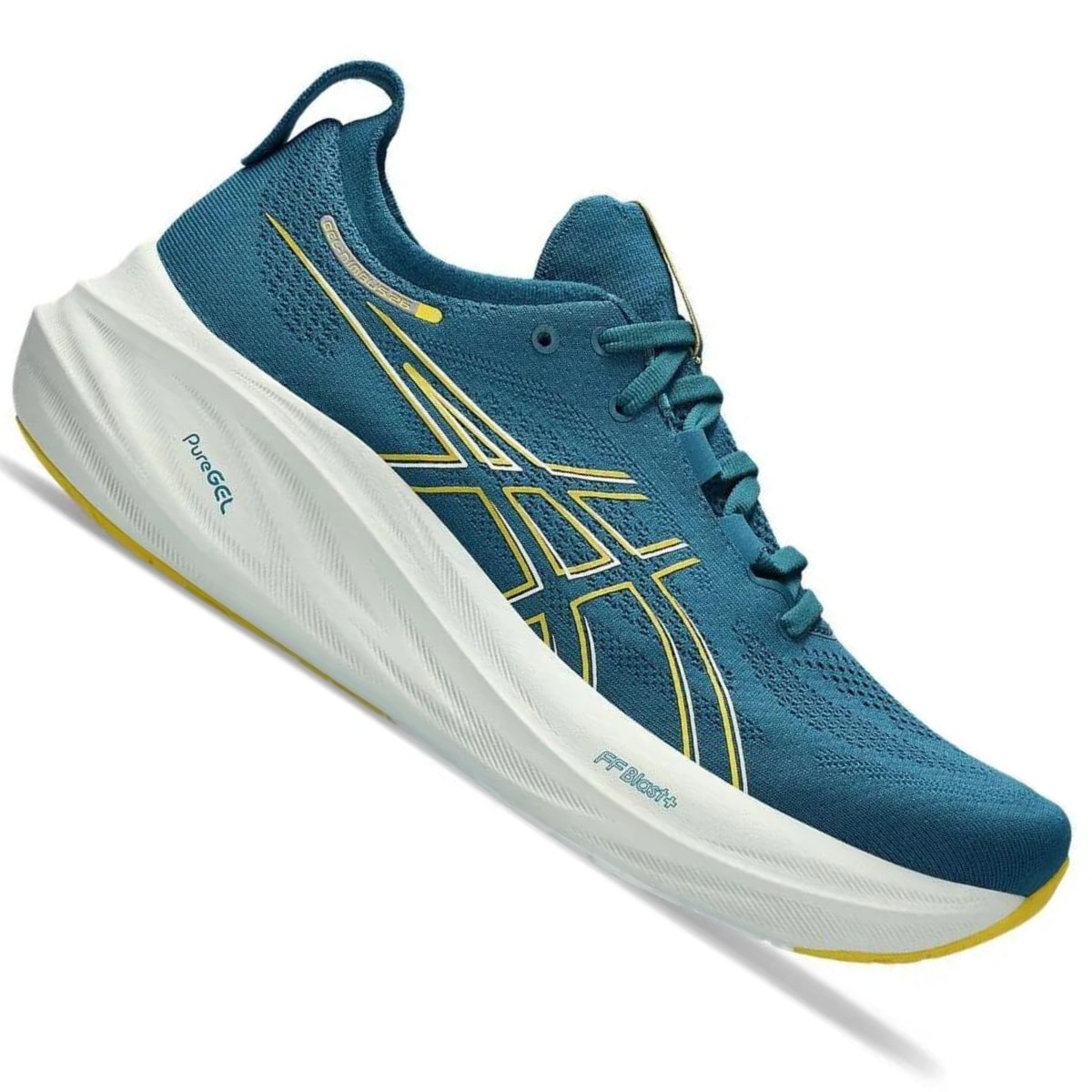 Tênis Asics Gel-Nimbus 26 Masculino - Verde/Amarelo