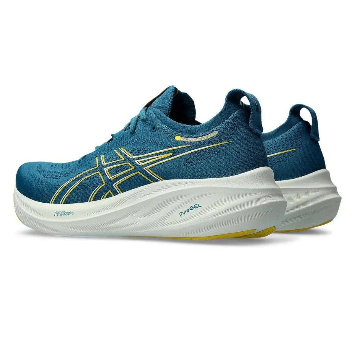 asics ELIMINATE 26 ネイビー/オレンジ/イエロー　26.5 Tênis Asics Gel-Nimbus 26 Masculino - Verde/Amarelo
