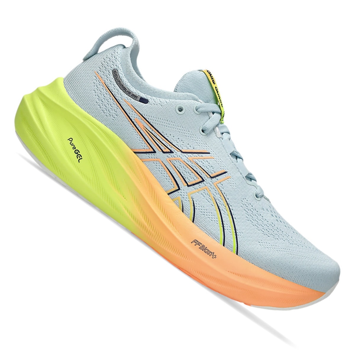 Tênis Asics Gel-Nimbus 26 Paris Feminino - Cinza/Laranja