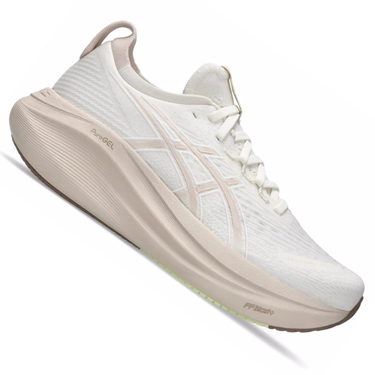 Tênis Asics Gel-Nimbus 27 Feminino - Off White/Bege