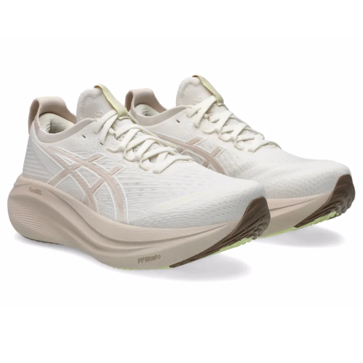 Tênis Asics Gel-Nimbus 27 Feminino - Off White/Bege