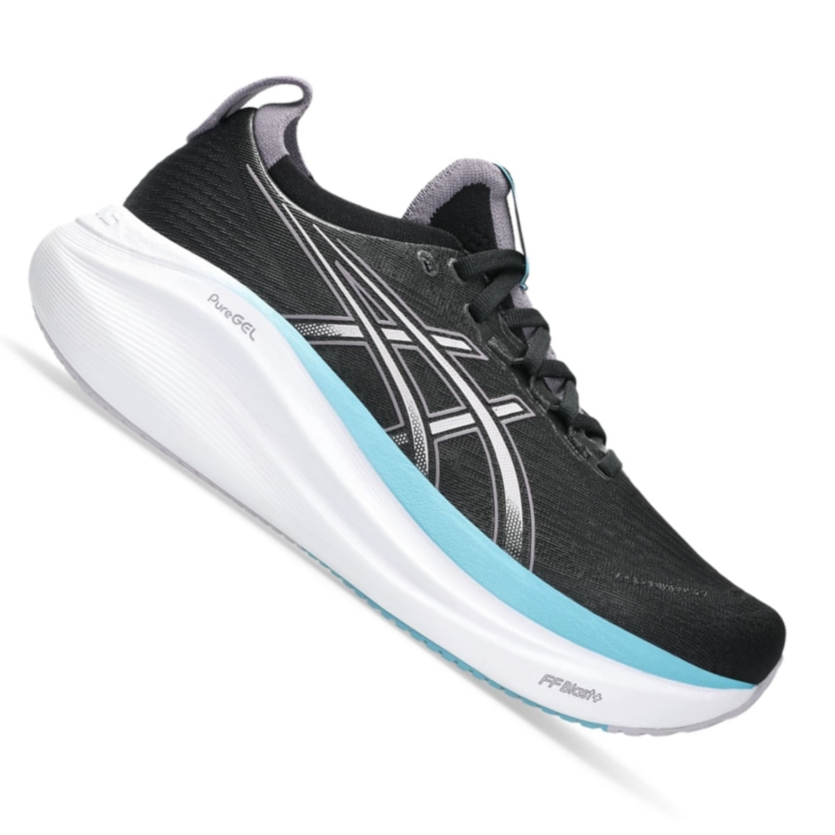 クロ―シスアビス Tênis Asics Gel-Nimbus 27 Feminino - Preto/Lilás