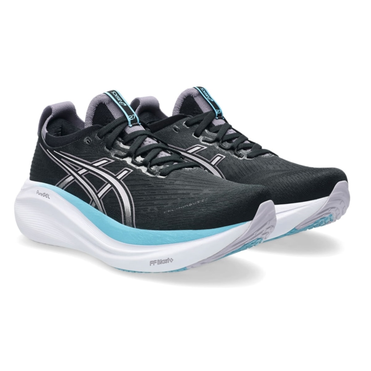 Tênis Asics Gel-Nimbus 27 Feminino - Preto/Lilás
