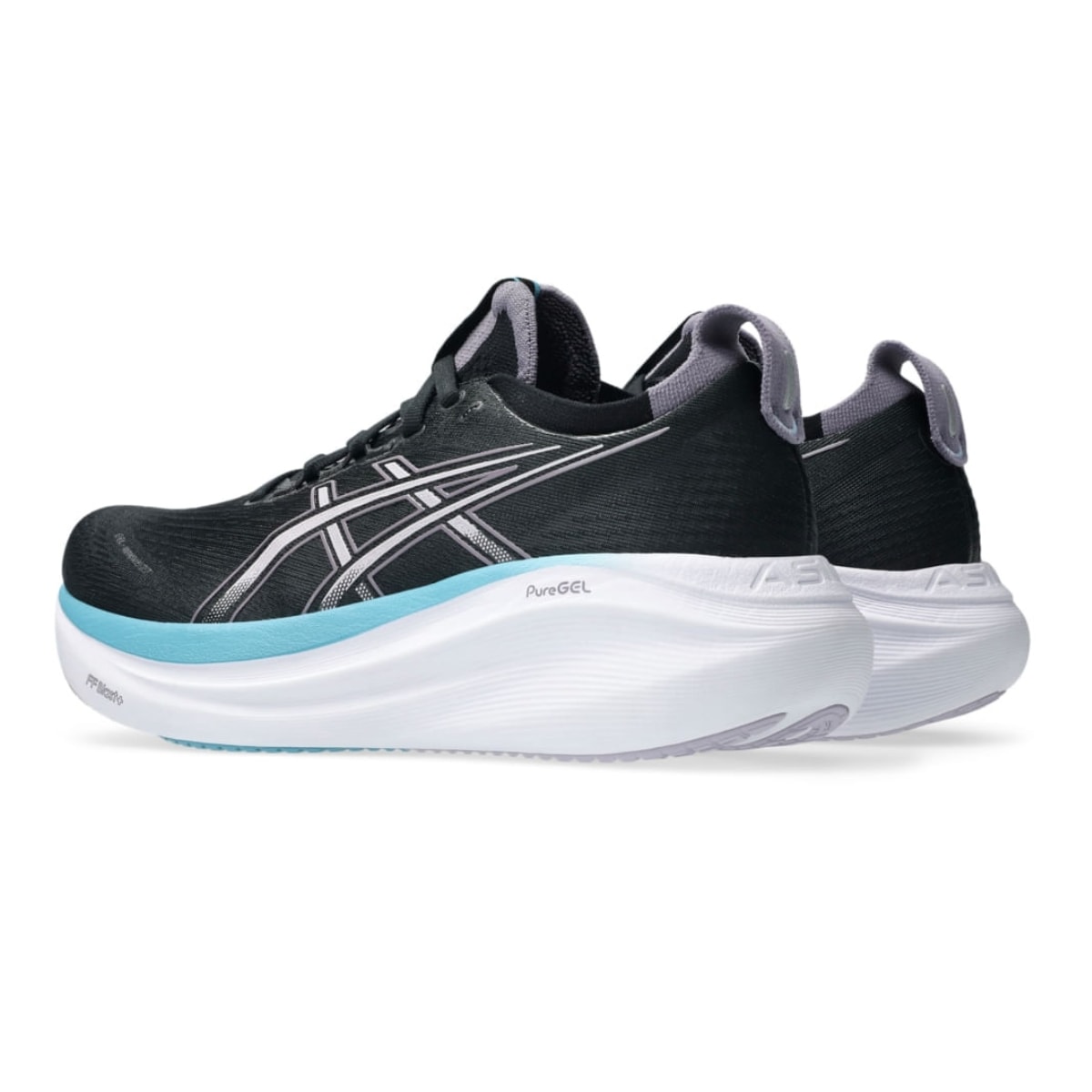 Tênis Asics Gel-Nimbus 27 Feminino - Preto/Lilás