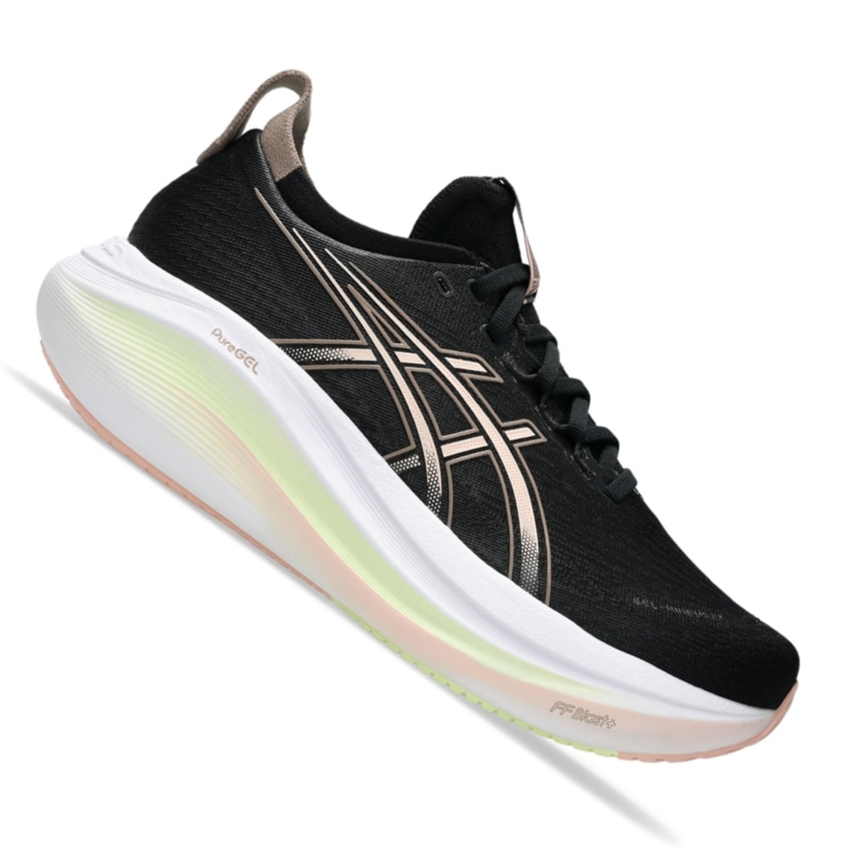 Tênis Asics Gel-Nimbus 27 Feminino - Preto/Lilás