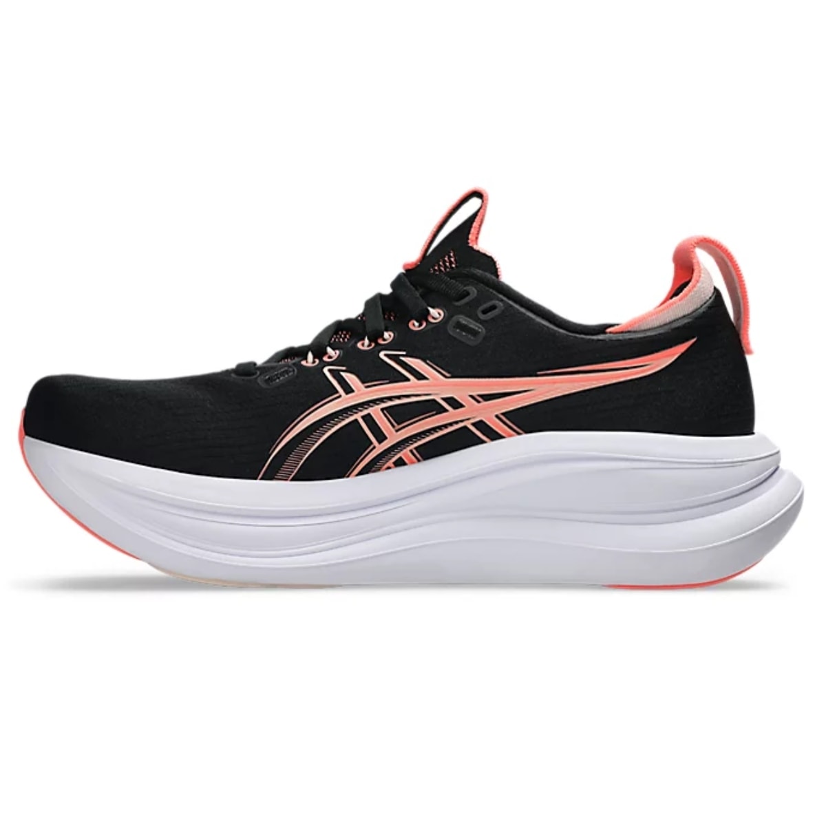 Tênis Asics Gel-Nimbus 28 Feminino - Preto/Laranja