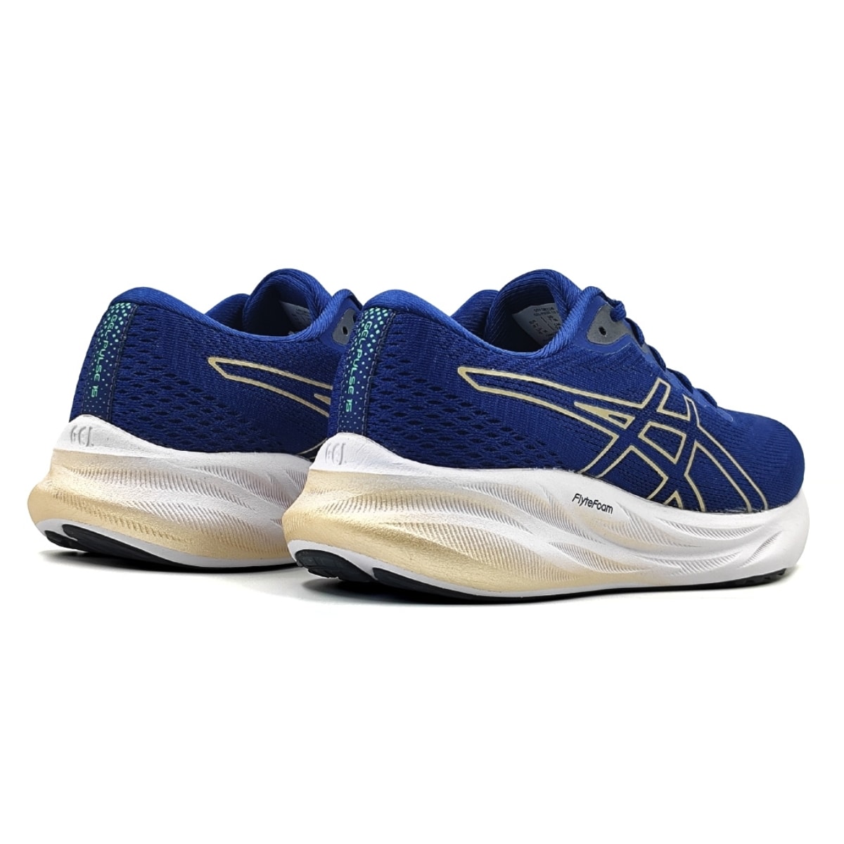 Tênis Asics Gel-Pulse 15 SE Feminino - Marinho/Dourado