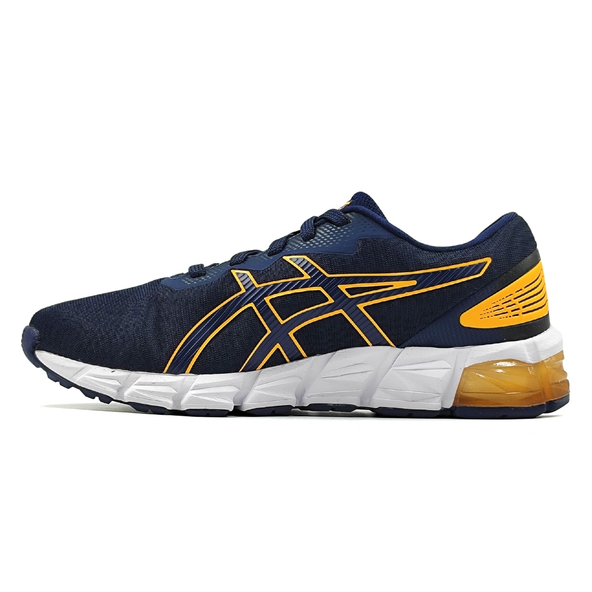 Tenis Asics Gel Quantum 180 Fly Masculino Marinho Laranja