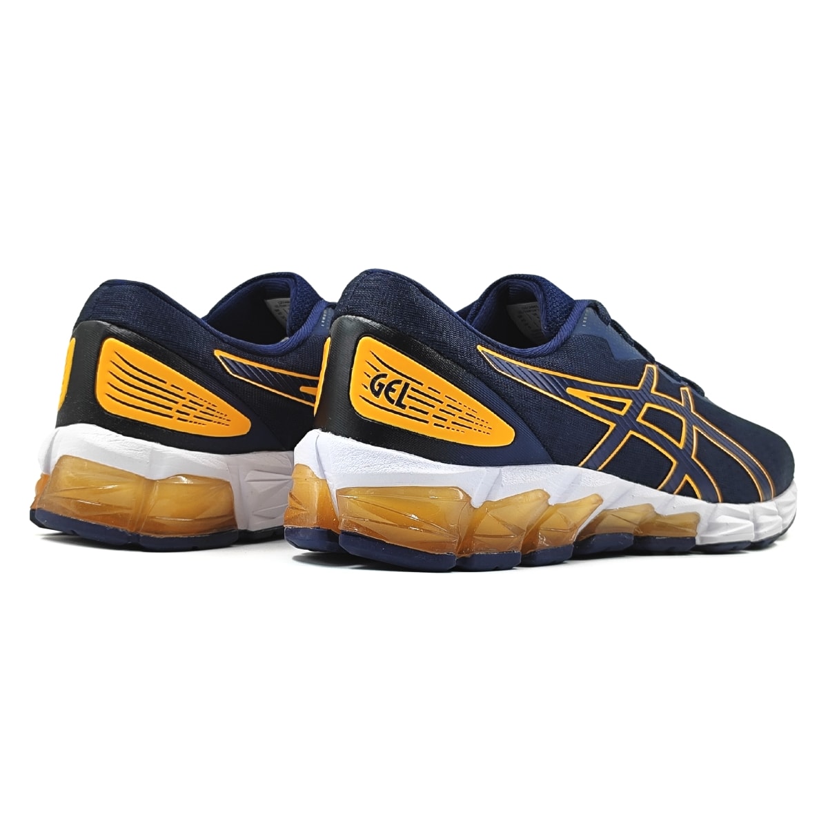 Asics quantum 180 azul e laranja hotsell