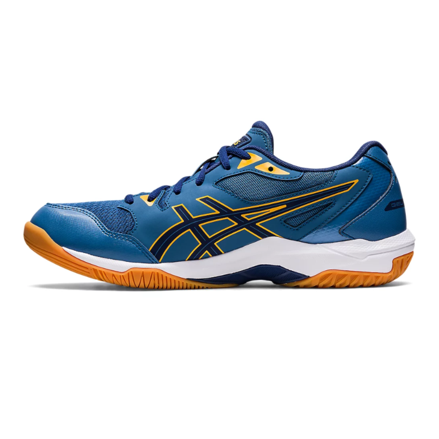 Tênis Asics Gel-Rocket 10 Masculino - Azul/Laranja