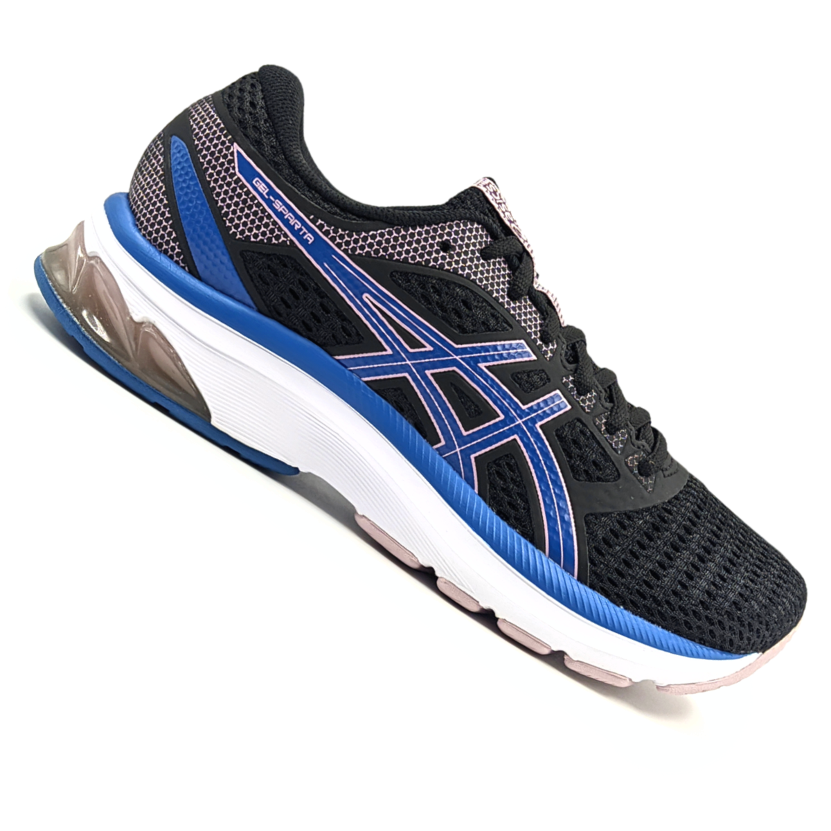 Asics preto cheap e azul