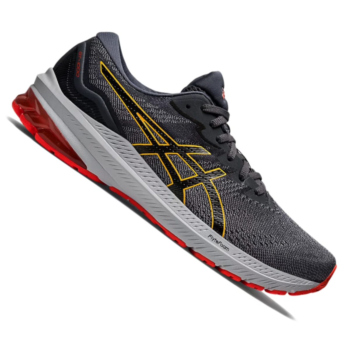 Tenis asics gt-1000 8 masculino - 2024 preto e amarelo