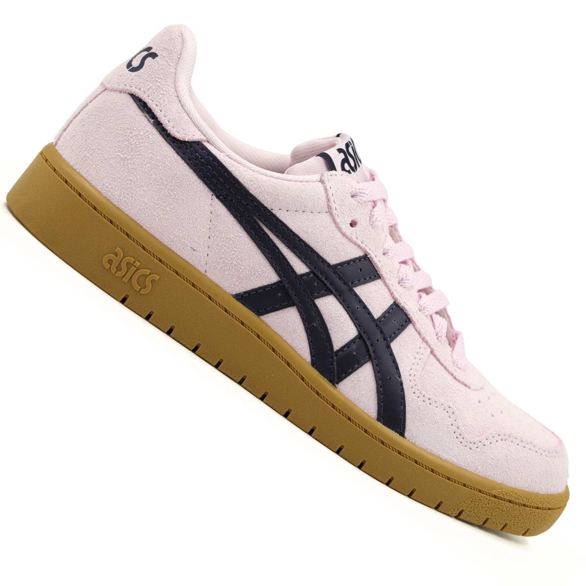Tênis Asics Japan S Camurça Feminino - Rosa/Azul