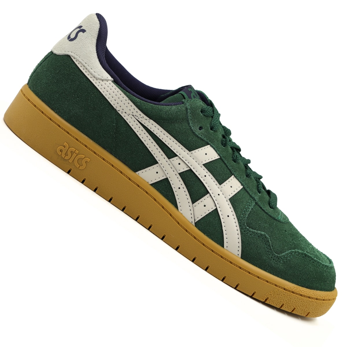 Tênis Asics Japan S Camurça Masculino - Verde/Branco